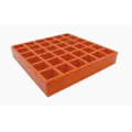 Customized Red Fiberglass Grating for Plastic Walkway